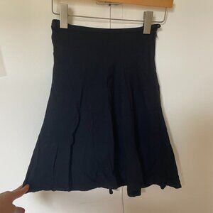 Campagnie Internationale Express black A-line miniskirt, size petite